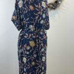 Kleid Mit Blumenprint Blau